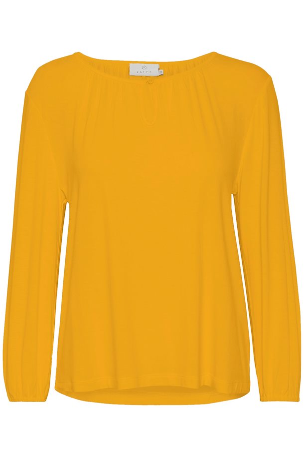 Golden Rod Long sleeved T-shirt fra Kaffe – Køb Golden Rod Long sleeved ...