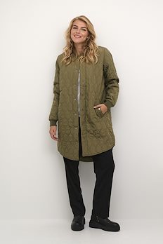 Melda Quilted Coat/Kaffe - Guapa Boutique