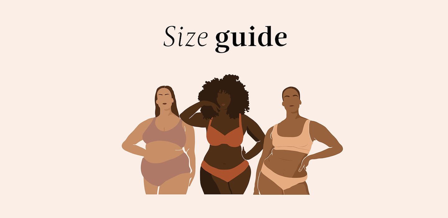 Size guide for plus-size jeans and pants » Kaffe Curve